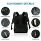 thumbnail image 5 of Mochila LOVEVOOK para portátil de viaje de 17 pulgadas, impermeable, gris oscuro, 5 of 7