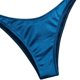 thumbnail image 4 of Gibobby Conjunto de Bañador Sexy Traje de baño sexy de dos piezas de color sólido de verano para mujer(Azul,CH), 4 of 5