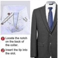 thumbnail image 4 of 10pcs Shirt Collar Stiffeners, Stainless Steel Smooth Shirt Collar Stiffeners Metallic Collar Stays, 4 of 4