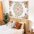 thumbnail image 6 of Dashan Mandala Tapestry Wall Hanging,Boho Pink Floral Tapestries for Bedroom Living Room Dorm Decor,60"Wx50"L, 6 of 6
