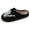 Black-2, variant on Halloween Pumpkin Slippers for Women Men Spooky Slides Soft Plush Fuzzy House Slippers Indoor Outdoor Shoes
