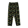 thumbnail image 4 of Xecao Bee Floral Women's Straight Lounge Pajama Pants: The Epitome of Relaxed Sleepwear, 4 of 9