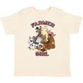 thumbnail image 3 of Inktastic Farmer Girl with Happy Farm Animals Boys or Girls Toddler T-Shirt, 3 of 5