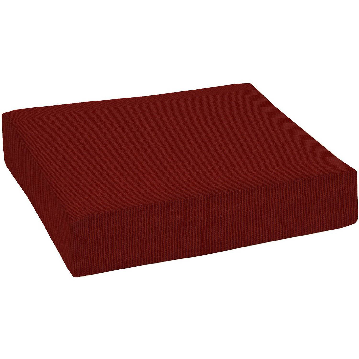 Arden Outdoors 24 x 24 in. Deep Seat Bottom Outdoor Cushion, Red Rib