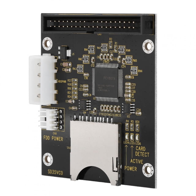 SD To IDE Adapter, SD Memory Card To 3.5Inch 40Pin Male IDE Hard Disk Drive Adapter Secure Digital Converter
