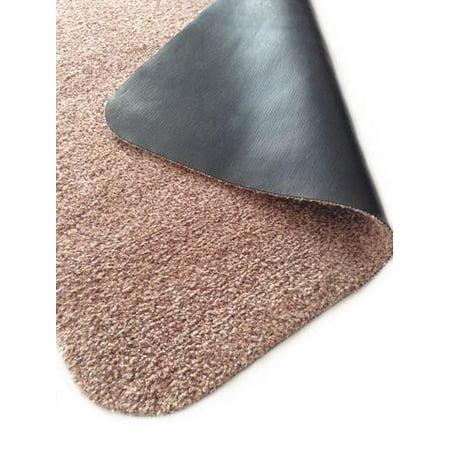 Rismat Magic Indoor Doormat, Cotton & Microfiber, Non Slip Rubber Backing, Low Profile Rug, Traps Mud & Dirt, Beige 30-inches x (Best Dirt Trapping Doormat)