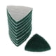 thumbnail image 1 of 10 almohadillas abrasivas triangulares de fibra de nailon para limpieza y fregado. 240 grueso, 1 of 9