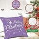 thumbnail image 3 of Lanpn Christmas Cushion Covers 50x50 Set of 4, Decorative Xmas Throw Covers Pillow Cases 20x20 for Home Bedroom Room Holiday Couch Decor Decorations(W, 3 of 5