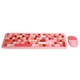 thumbnail image 2 of Juego de Teclado y Ratón inalámbricos 2,4 G Bling Bling Color rosa 110 teclas, 2 of 12