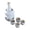 1stoneware white, variant on Giaone Artistic Ceramic Sake Set with Warmer Pots Including Sake Carafe Bottle 4 Cups Stove Bowl Birthday Party