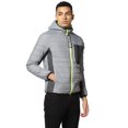 thumbnail image 2 of Campus Sutra Men Grey Solid Windcheater Padded Jacket with Pocket Detail, 2 of 3