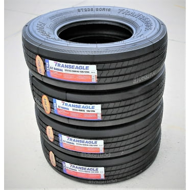 Set of 4 Transeagle ST Radial All Steel ST235/80R16 235/80R16 130/126L H 16 Ply Trailer Tires