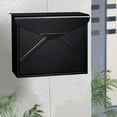 thumbnail image 6 of Locking Mailboxes Wall Mounted Horizontal Box Large Capacity Black, 6 of 8
