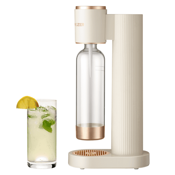 GreatWhip CO2 Soda Sparkling Water Maker Machine Set for CO2 60L Carbonator (White)