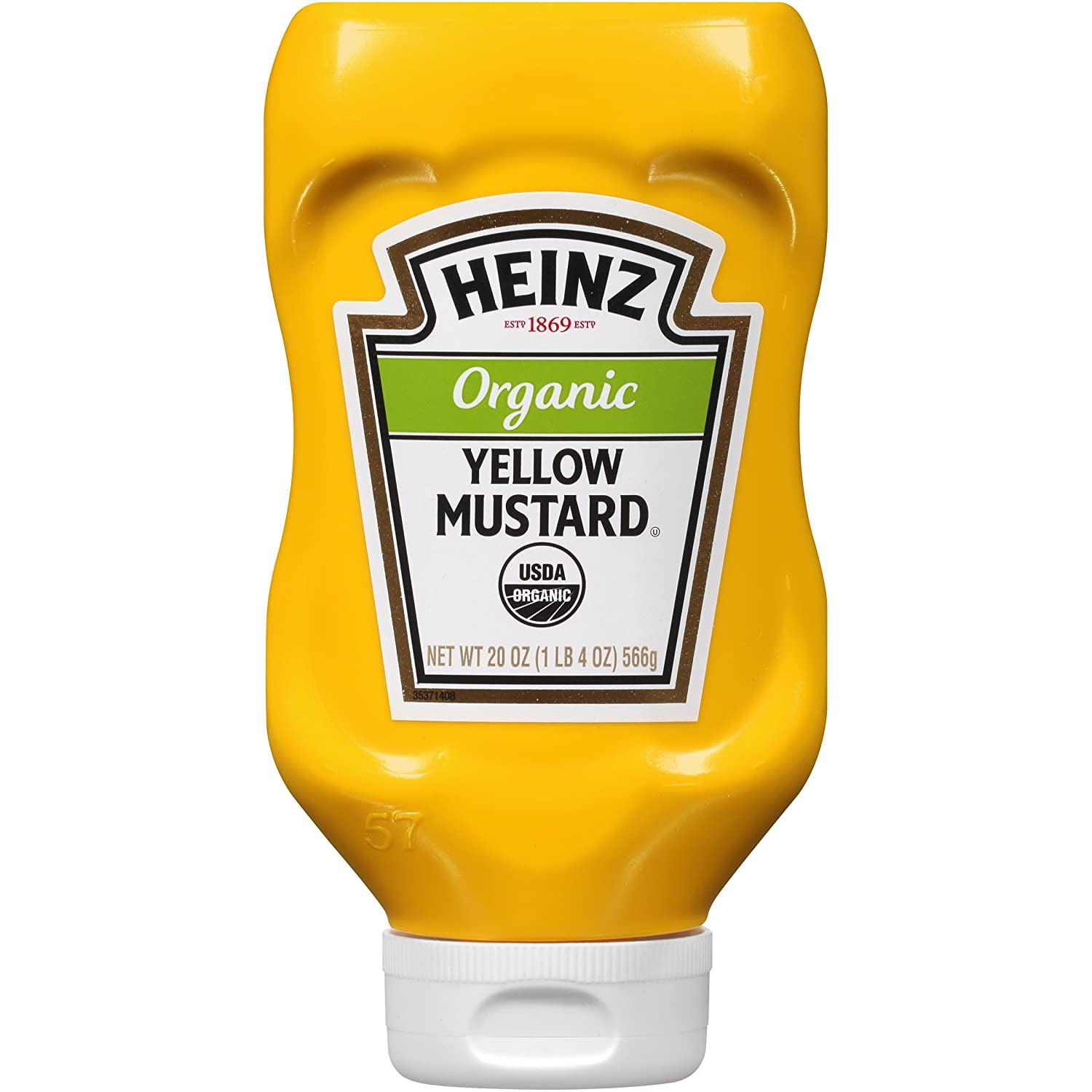 Heinz Organic Yellow Mustard (20oz Bottles, Pack of 6)