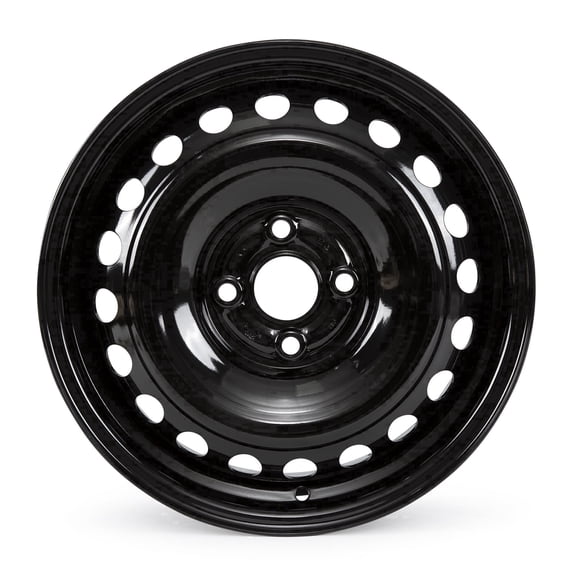 Focalmotors 15" Rim for 2018-2022 Kia Rio 4x100mm Black Steel 15x5.5 inch Wheel