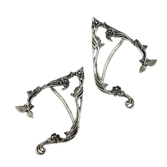 Fogun Stylish Ear Cuff Gothic Elves Earring Ear Clip Ear Jewelry Alloy Texture Ear Accessories Suitable for Everyday Wear