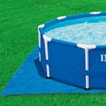 thumbnail image 2 of Intex Pool Ground Cloth Tarp for 8ft–15ft Round Above Ground Pools, Protective Pool Liner Pad, Prevents Tears, Wear & Punctures, Above Ground Pool Maintenance for Backyard Home (28048EP), 2 of 5