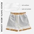 thumbnail image 5 of Hawaii Flowers Tropical Leaves Line Art Boys' Swim Trunks Board Shorts Beach Pants Bathing Bottoms L, 5 of 8