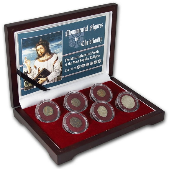 6-Coin Collection Monumental Figures in Christianity