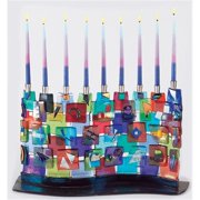 Judaica Kingdom TB-MEN-334 The Wall Menorah by Tamara Baskin