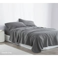 thumbnail image 3 of Microfiber Twin XL Bedding Sheet Set - Granite Gray, 3 of 3