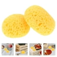 thumbnail image 1 of OULII 2Pcs Yellow Texture Sponge for Wall Paint Drywall Repair Home Use Easy to Store, 1 of 5