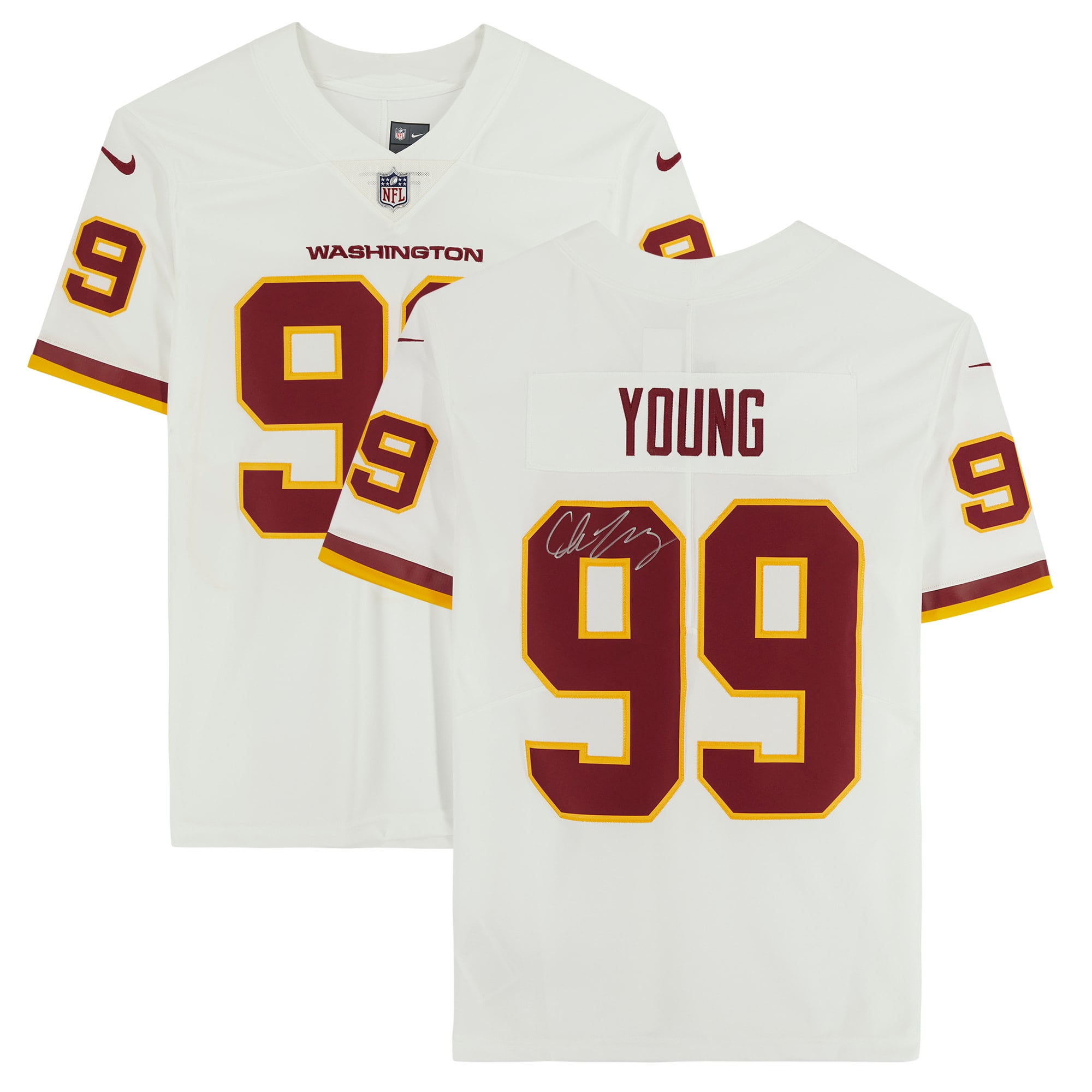 white chase young jersey
