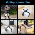 thumbnail image 3 of Aurosturt Box Carrying Strap with Handle Adjustable Straps for Battery Box Handheld Belt Carry Straps for Safely Moving and Lifting Heavy Boxes (Blac, 3 of 7
