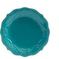 thumbnail image 4 of The Pioneer Woman Paige 12-Piece Dinnerware Set, Turquoise, 4 of 7