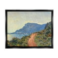 thumbnail image 5 of Stupell Industries Cliff Road Ocean Mountain Landscape Monet Classic Painting Jet Black Framed Floating Canvas Wall Art, 24x30, by Claude Monet, 5 of 5