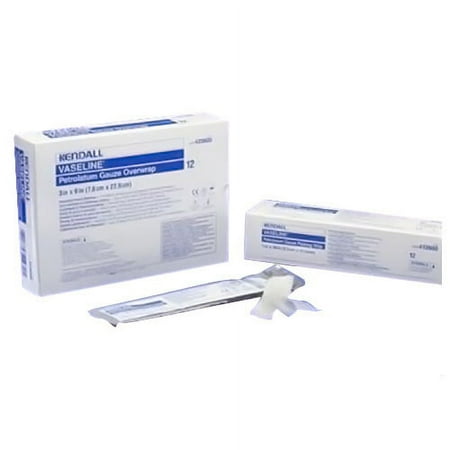Kendall Vaseline Petrolatum Gauze Dressing, 3 X 9 Inches - 50 Ea