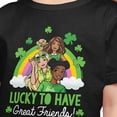 thumbnail image 3 of Barbie - St. Patrick's Day Lucky To Have Great Friends - Toddler And Youth Girls Short Sleeve Graphic T-Shirt, 3 of 5