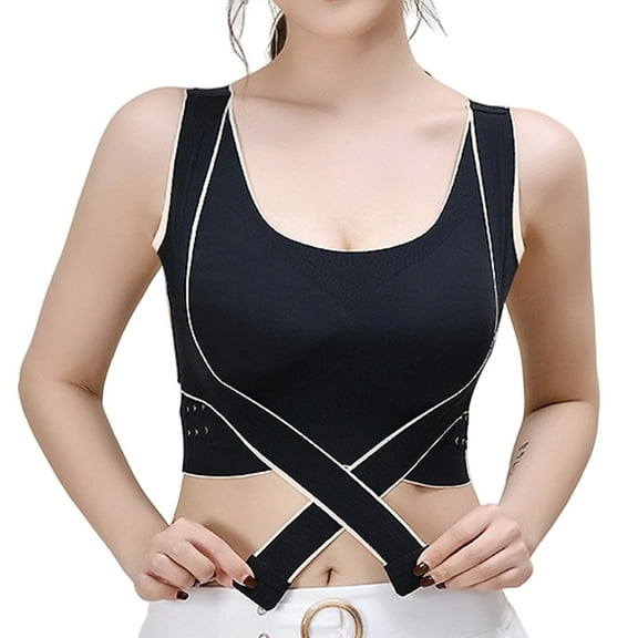 Everyday Bras for Women Bras 36c Super Push up Bra Padded Bras for Women Women Bras plus Size Push up Compression Sports Bras for Women Back Bra Womens Sports Bras Bras for Women Sports Bra Black 3XL