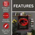 thumbnail image 4 of Jurassic Park Literie Style Rétro Super Douce Micro Raschel Jeté, 46 Po X 60, 4 of 6