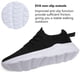 thumbnail image 5 of Zapatillas de tenis ligeras WYGRQBN para mujer, negras, 5 of 7