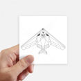 thumbnail image 1 of Pegatinas de pared cuadrado de 10 cm maleta portatil Motobike Decal 8pcs, 1 of 1