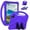Purple, variant on Kids Universal Case Handheld for Air 11 2024 Tablet Hard Stand Handle Cover