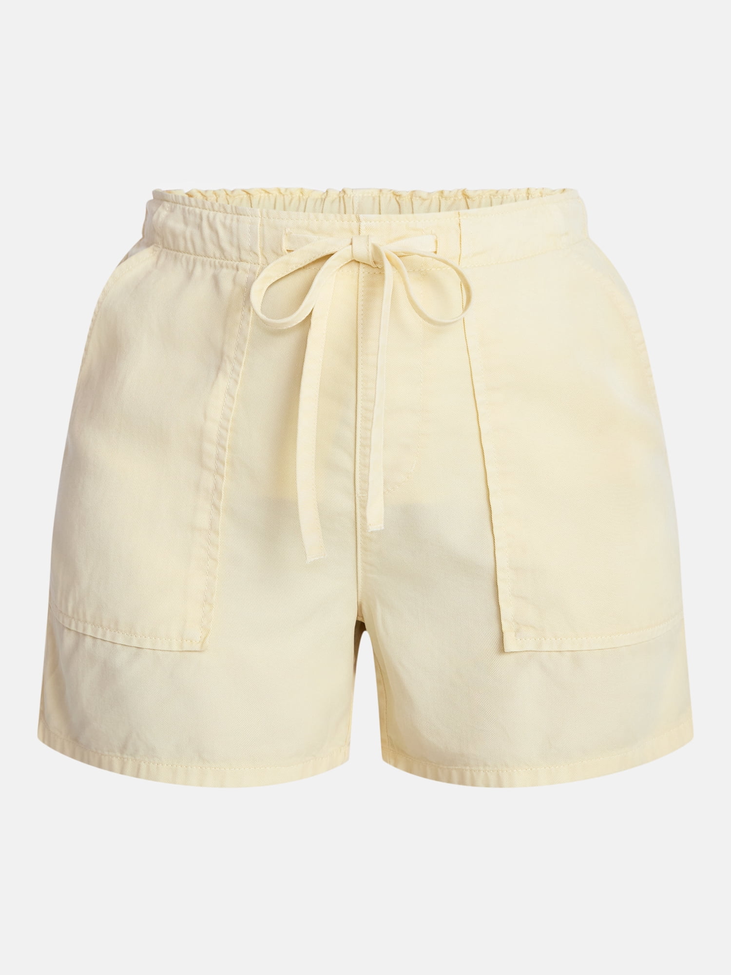Time and Tru Women’s Soft High Rise Utility Shorts, 4” Inseam, Sizes XS-XXXL