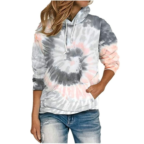 Chaqueta con capucha y manga larga con estampado de polar y cremallera suelta de otoño para mujer Fridja ghj987+2985