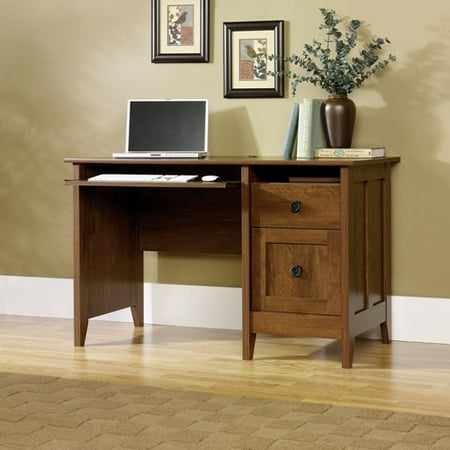 Sauder August Hill Computer Desk - Oiled Oak