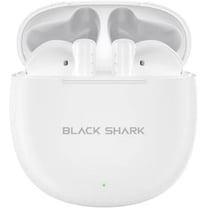 Black Shark Lucifer T9 Bluetooth Headphones, Dual Microphones with Environmental Noise Cancellation, 13mm Dynamic Driver, Bluetooth 5.3, IPX4 Waterproof, Up to 40hrs Gaming Earbuds - (White)