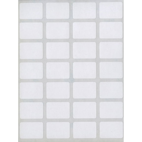 MACO 5/8" x 7/8" White Rectangular Multi-Purpose Labels, 1000 per Box