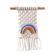 thumbnail image 2 of Tapices de pared de macramé tejido a mano • Decoración Boho de 20x25 pulgadas • Cuerda de algodón y madera de haya • Decoración de ventanas e interiores de pared • Arte único con colgantes, 2 of 3