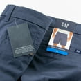 thumbnail image 4 of GAP Men's Easy Care Relaxed Fit 2 Back Pockets Vintage Flat Front Shorts (Mood Indigo, 38), 4 of 8