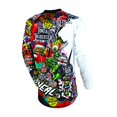 thumbnail image 2 of O'Neal 0023-105 Mayhem Crank Jersey Para Hombre (Negro/Multi Extragrande), 2 of 2