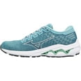 thumbnail image 3 of Mizuno Women's Wave Inspire 17 Waveknit™ Running Shoe, Size 7, Dusty Turquoise-Wht (5400), 3 of 6