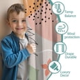 thumbnail image 3 of Blackout Kids Curtains,Boho Bohemian Art Childrens Insulated Curtains Set Of 2,Bedroom Essentials,Toddler Room Decor 42"x84"(106x213cm), 3 of 4