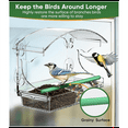 thumbnail image 3 of Window Bird Feeder with 4 Strong Suction Cups, Clear Window Bird Feeder for Outside, Acrylic Bird House for Window, 3 of 5