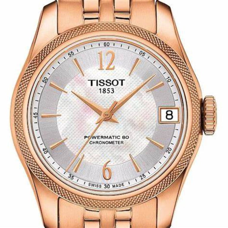 NWT Tissot T-Classic Ballade Automatic Mother of Pearl Dial Ladies Watch Tissot T-Classic Ballade Ladies Watch, Automatic, White  main image 3